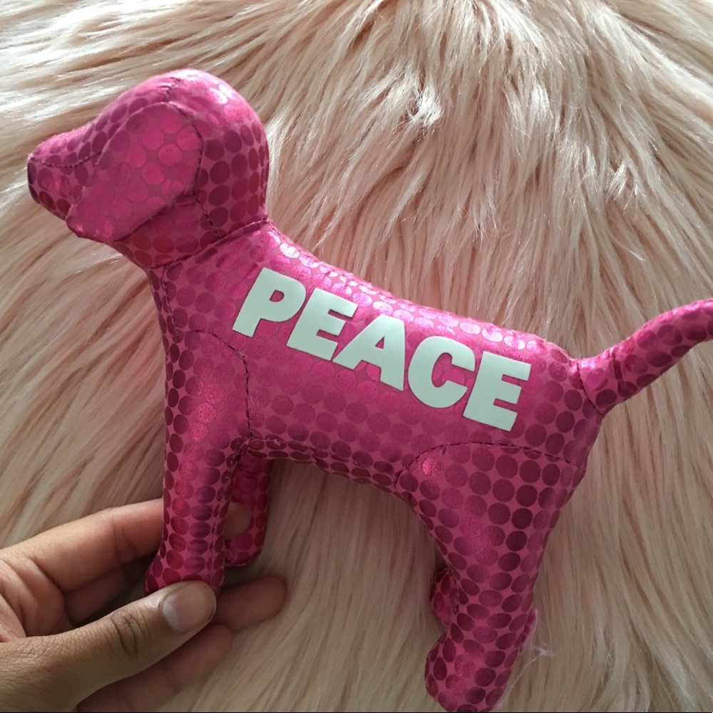 pink victoria secret collectors dog